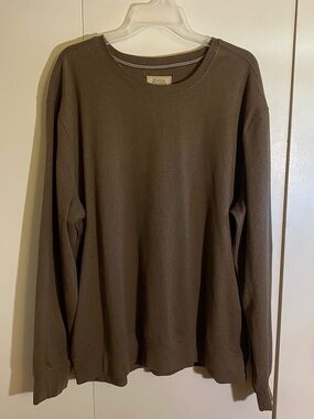 Boston Traders Men's Dark Brown Crewneck Sweater